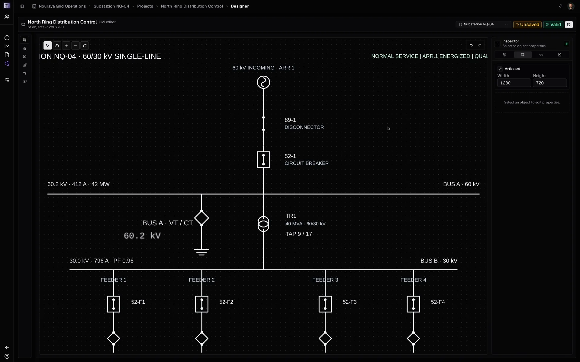 Build an HMI screen in the browser